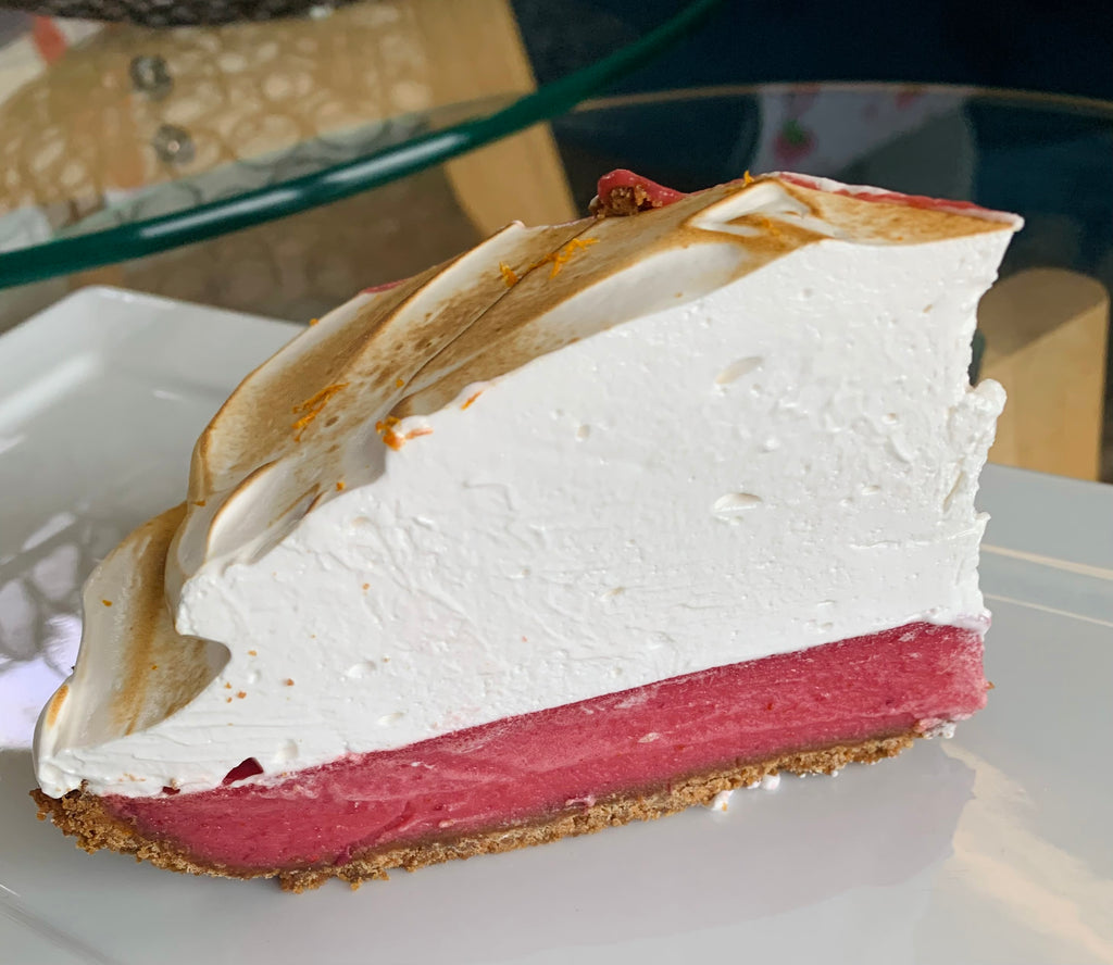Cranberry Maple Meringue Pie