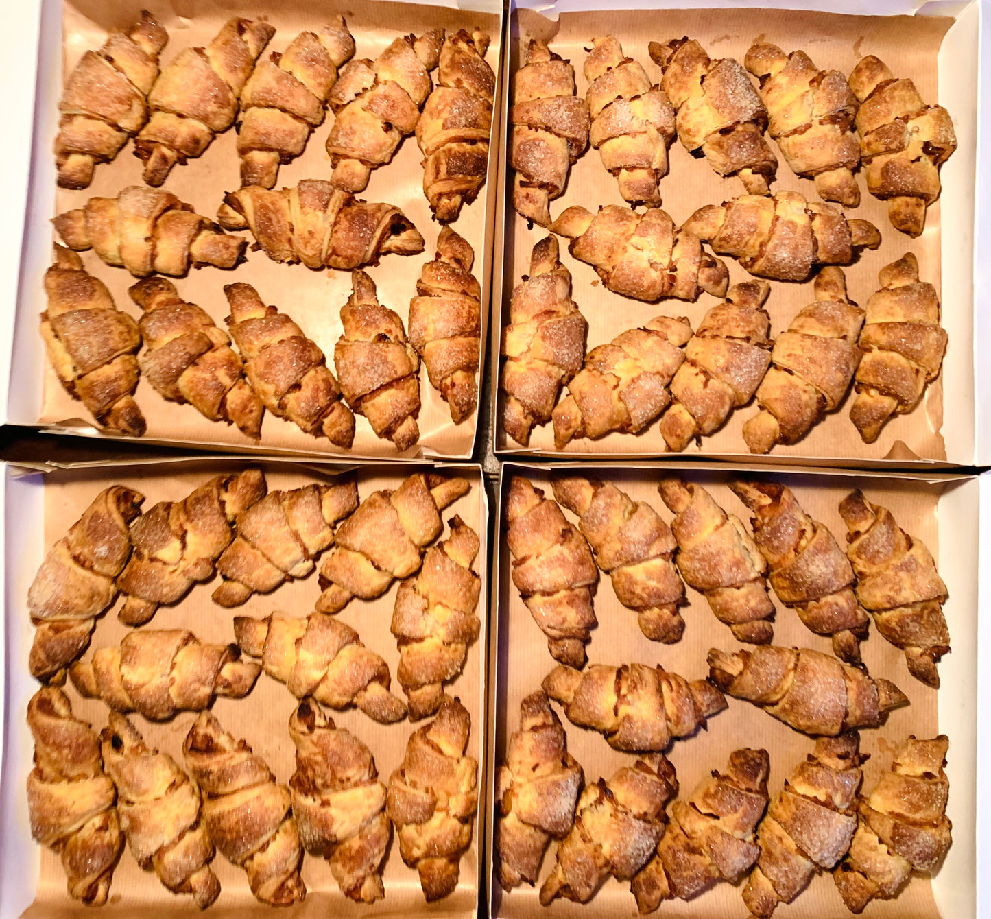 Torta de Maçã Crescentes