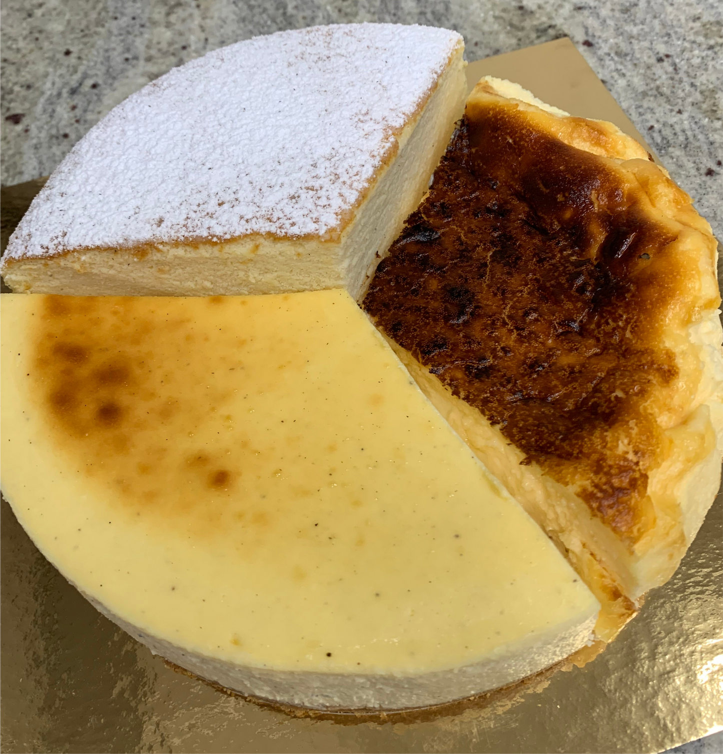 Trio de Cheesecakes
