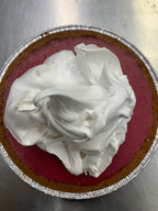 Cranberry Maple Meringue Pie