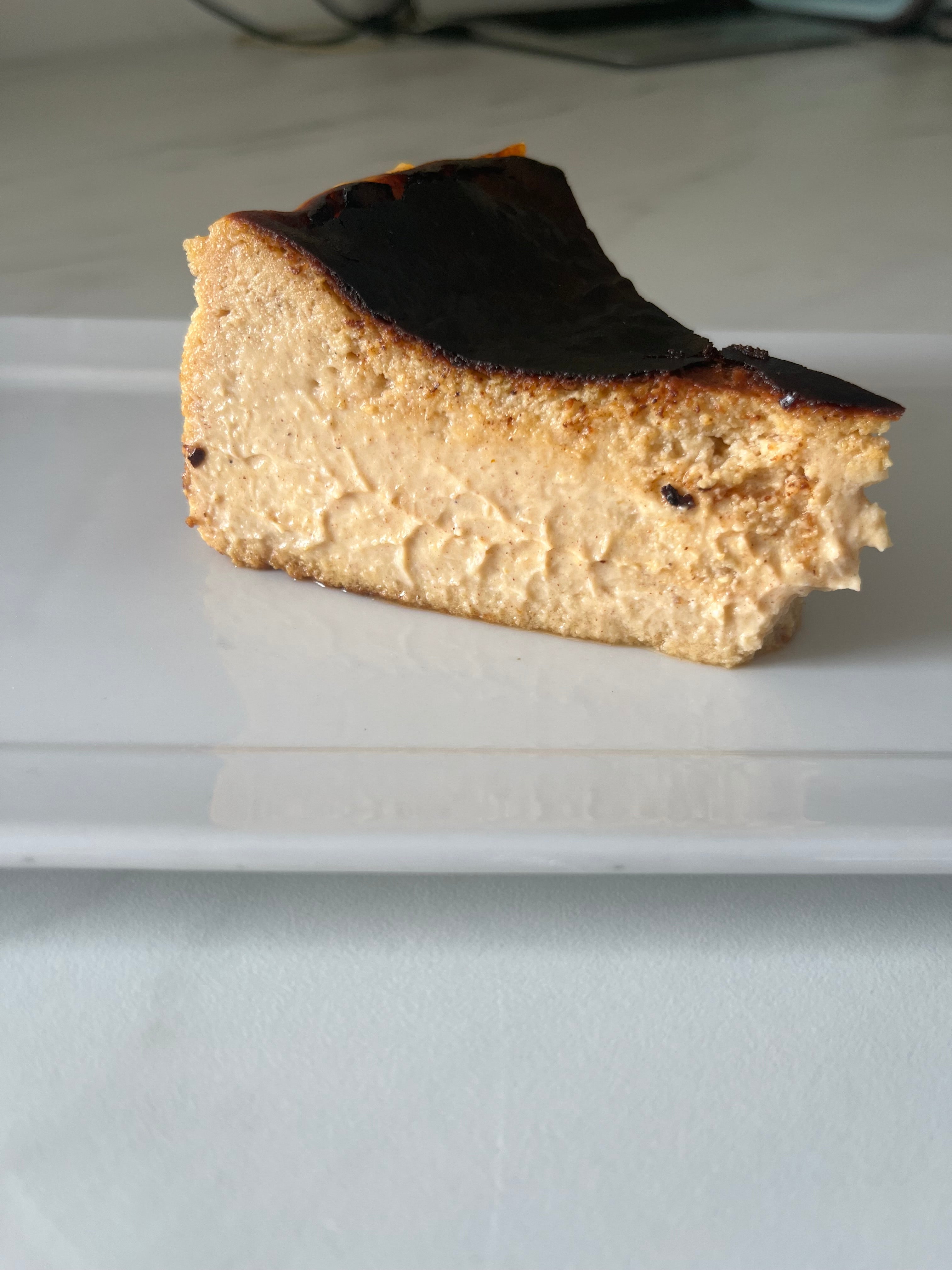 Pumpkin Basque Cheesecake