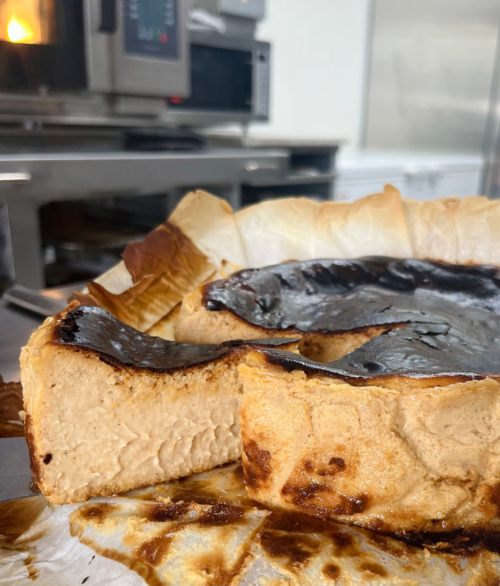 Pumpkin Basque Cheesecake