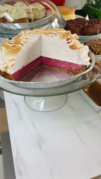 Cranberry Maple Meringue Pie